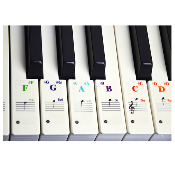 Pianotarrat lapsille Värikäs läpinäkyvä pianonäppäimistö Sti ONE  SIZE