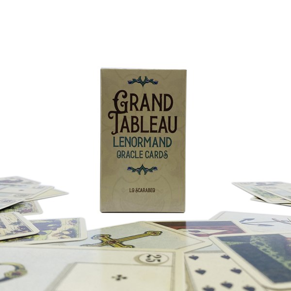 Grand Tableau Lenormand Oracle Cards Tarot Family Party Board G Multicolor one size
