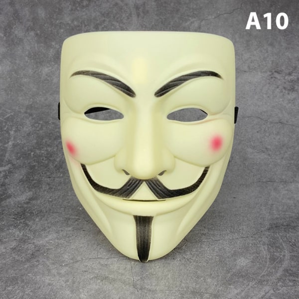 Vendetta Hacker Mask Anonym julfest present till vuxen K A10 one size