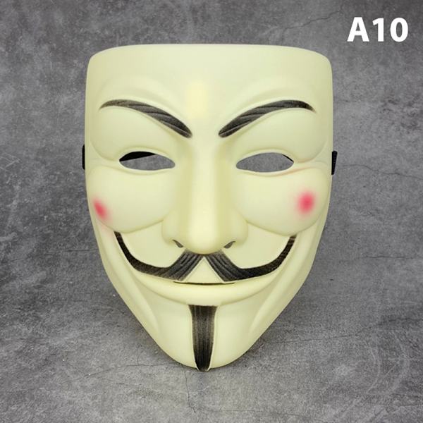 Vendetta Hacker Mask Anonyymi joulujuhlalahja aikuiselle K A10 one size