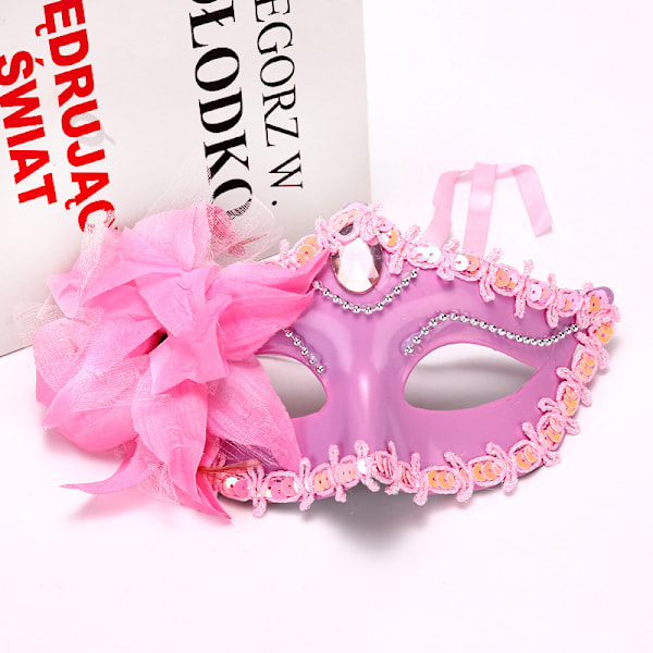 Halloween Princess Maske Stor Lily Maske Prinsessekjole Maske PK 20*10*10