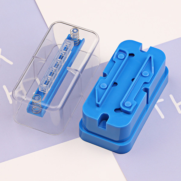 Pill Splitter 1/4 1/2 jakaa automaattisesti Pill Alignment Pi Blue Cut in 4