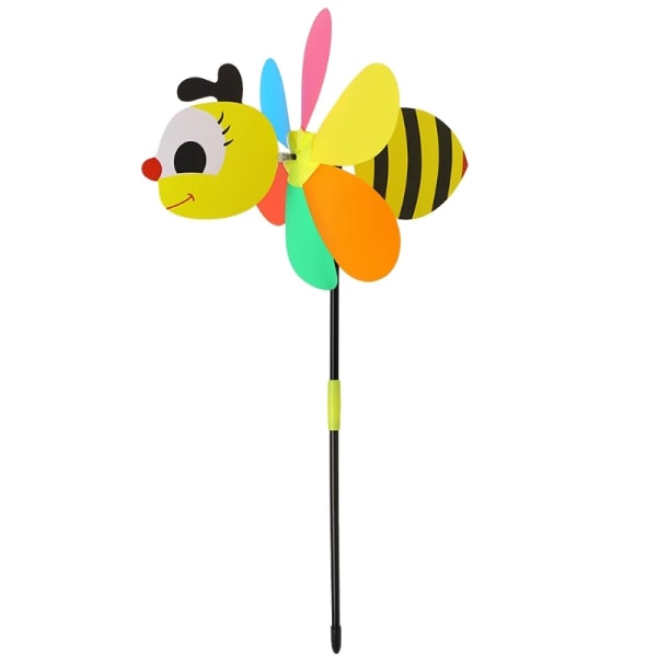 Myydään 3D Iso eläin Mehiläinen Tuulimylly Tuulipyörä Whirligig Yard G 24*22*0.5 1pc