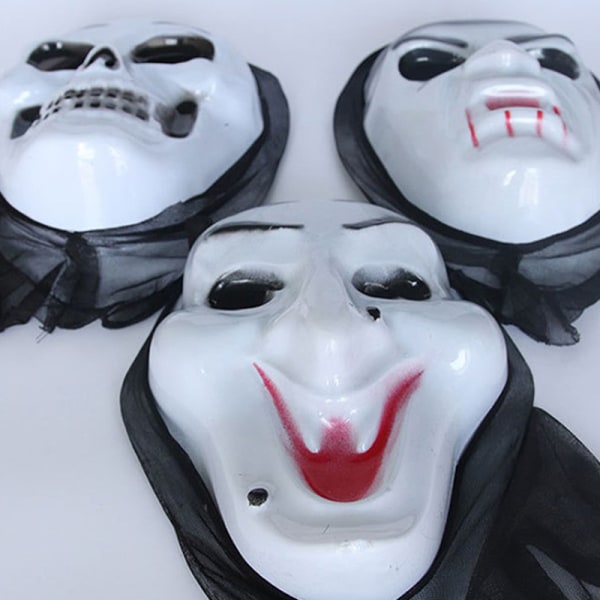 Cosplay-kostymer Horror Ghost Cosplay-maske for The Face Headwea C One size