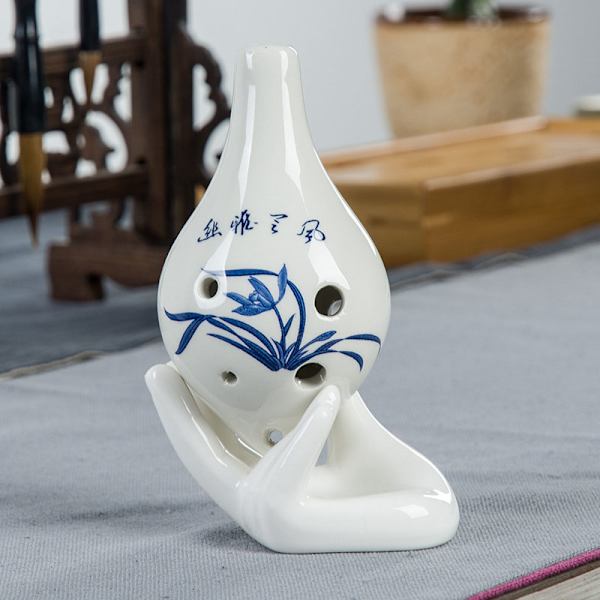 Porcelæn Keramik Air Tillandsia Holder Flower er Kontorbord White one size