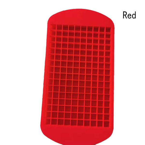 160 Grids Silikone isterninger Frosne Mini Grade Isbakke Frugt Red