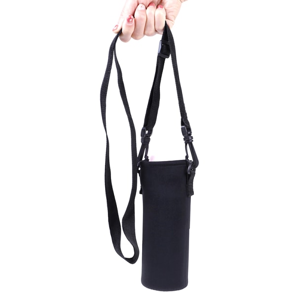 420ml-1500ml vattenflaskhållare isolerad cover st Black 420ml
