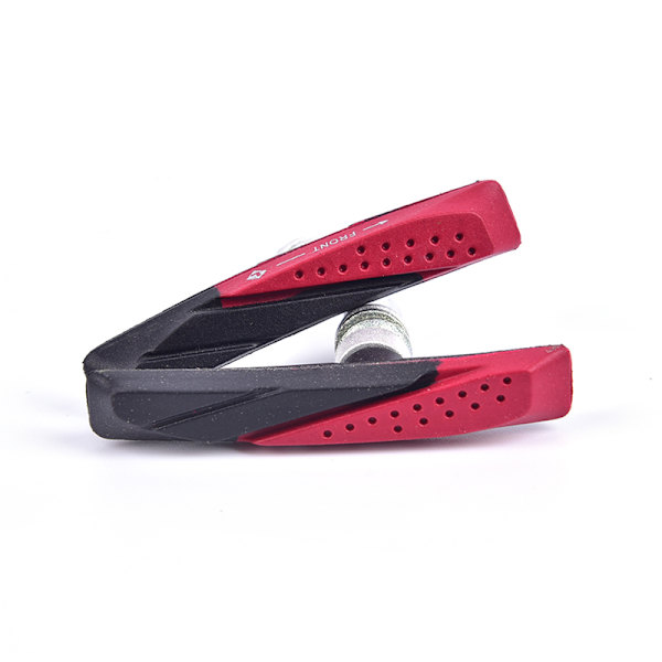 V-bromsbelägg Mekaniska linjära dragbromsar Dual Compound Bicycl Red onesize