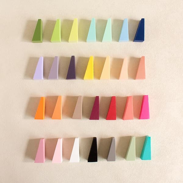 10/50/100 stk. kileformet blød mini makeupsvamp til foundation 10PCS
