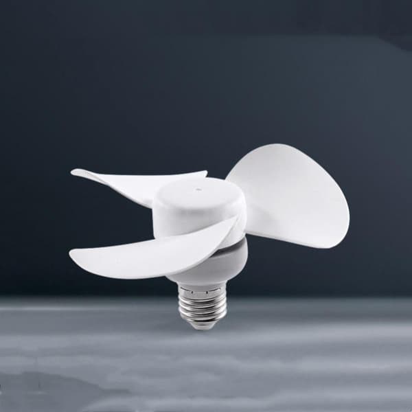 5.1 Tommer Mini Ventilator 5W E27 Loftventilator Indendørs Soveværelse Kølig 1pc