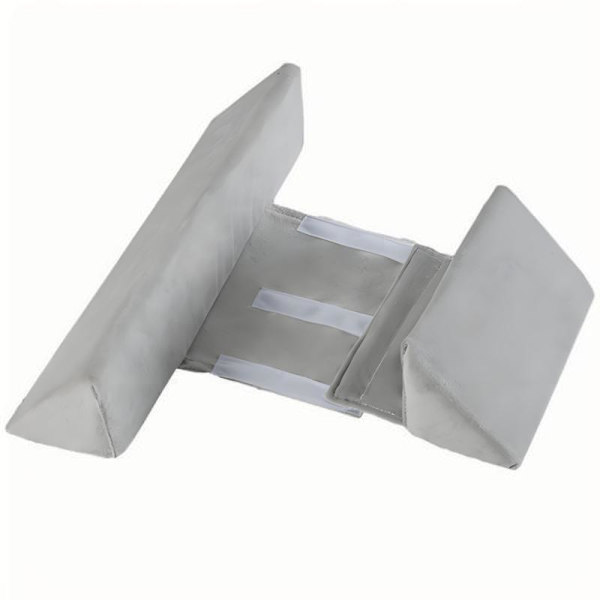 Baby Side Sleeper Wedge Justerbar Mjuk Kudde Avtagbar Lumba Gray