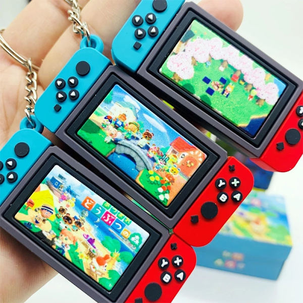 2020 Uusi Nintendo Switch -autoavaimenperä Muoti pehmeä kumi PVC K ONE SIZE