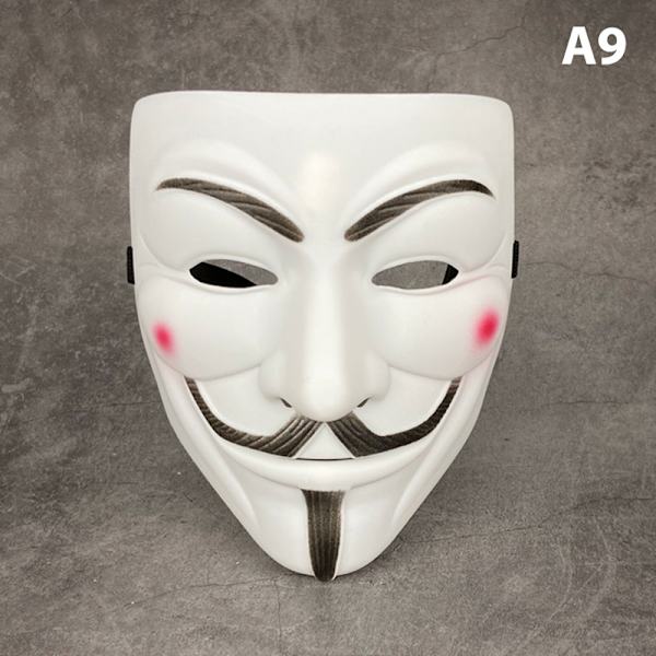 Vendetta Hacker Mask Anonyymi joulujuhlalahja aikuiselle K A9 one size