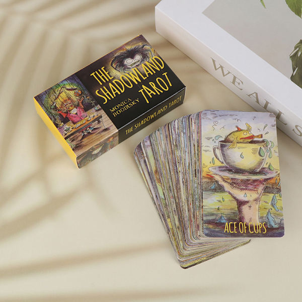 UUSI Shadow Land Tarot Englanninkielisellä opaskirjalla ennustaminen Fo Multicolor one  size