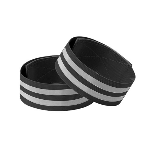 Reflekterande band Armbälte LED reflekterande ljus Arm Armband Stra Black one size