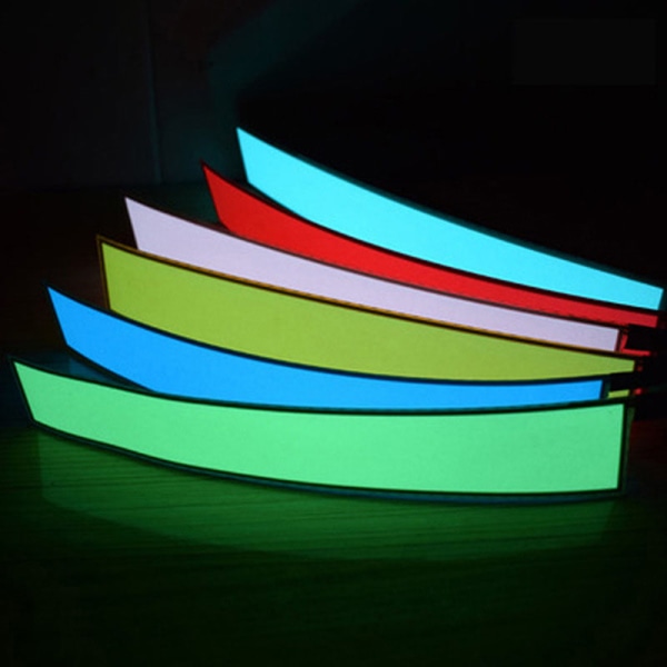 Fleksibel EL Light Panel Elektroluminescerende Baglys Strip Lam fluorescent yellow 1Pc