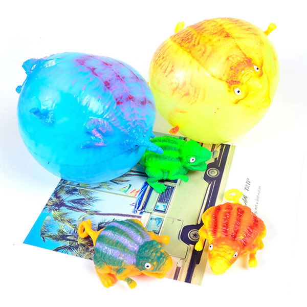 5 st Toy Antistress Uppblåsbar Djurleksak Mjuk Ball Ballong T Random Color one size