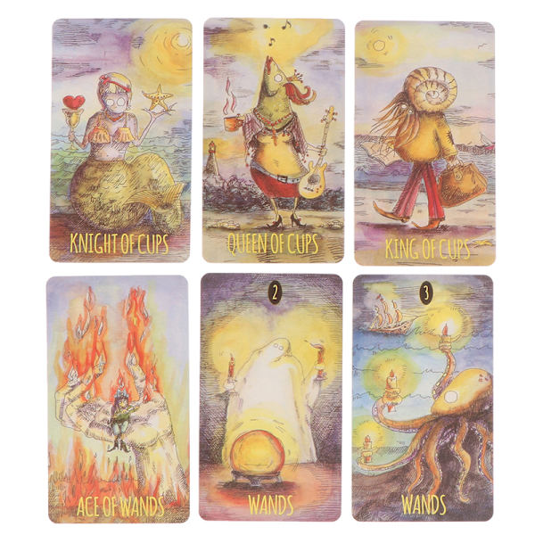 UUSI Shadow Land Tarot Englanninkielisellä opaskirjalla ennustaminen Fo Multicolor one  size