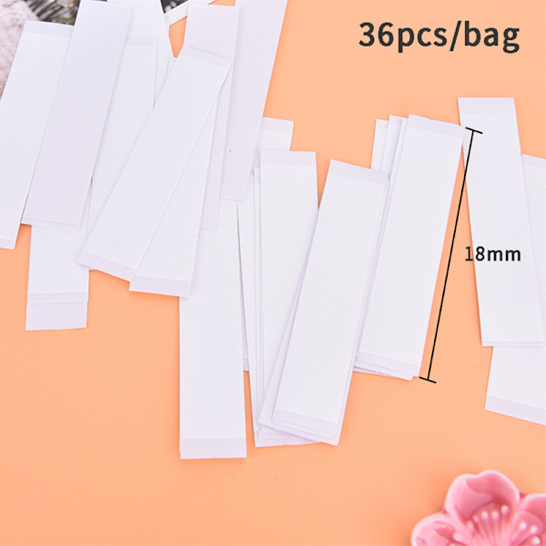 36 stk klar dobbeltsidet tape til kjole kropshud anti-eksponering 1.8CM