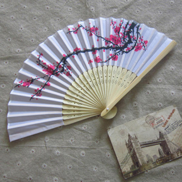 Cherry Blossom Fans Bröllopsfavor Present Party Reception Delicat
