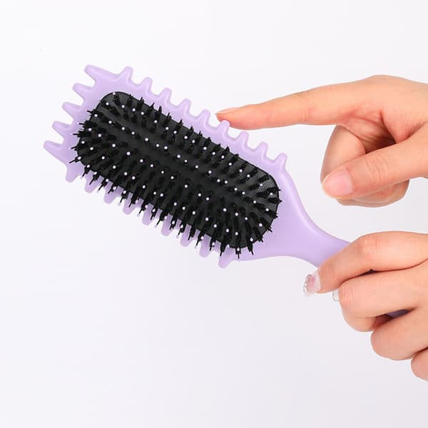 Krølledefinerende hårbørste, Bounce Curl-børste, stylingbørste Black