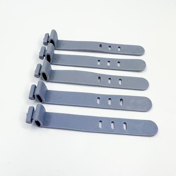 Kabelorganisatör Silikon Trådbindning Datakabelbandshantering orange 20pcs
