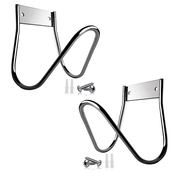 Hageslangeholder i metall Silver one size