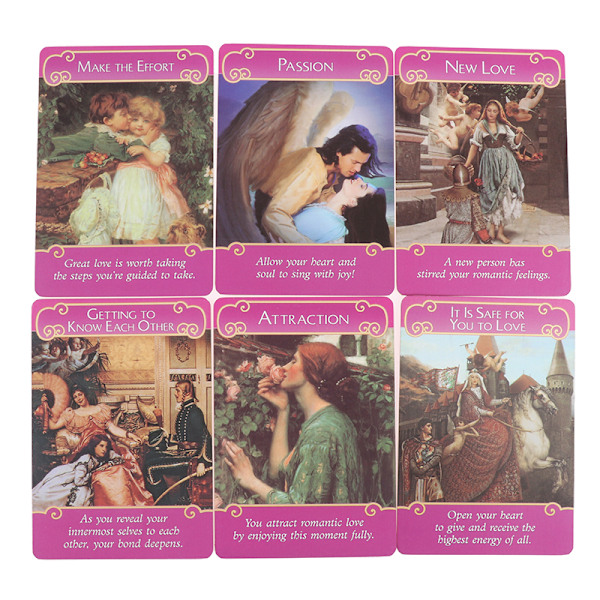 Nya Romance Angels Oracle Cards Tarot Cards Party Prophecy Divi one size