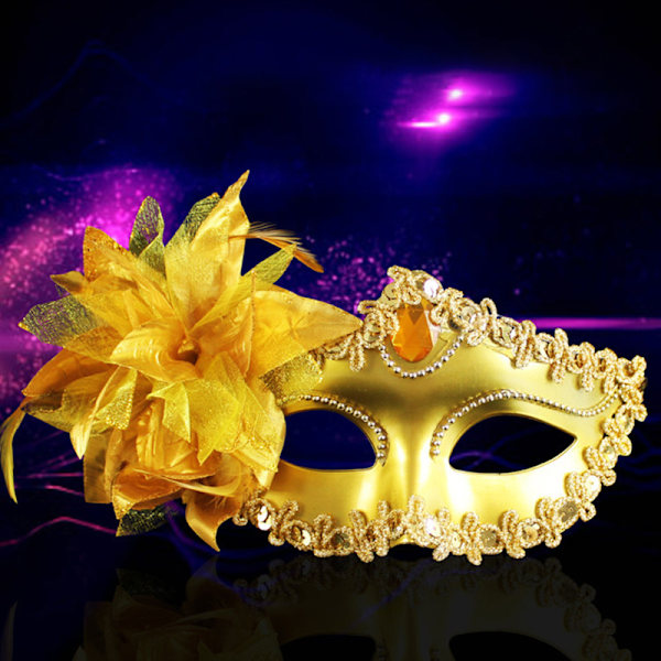 Halloween Princess Mask Stor Liljemask Prinsessklänning Mask SL 20*10*10