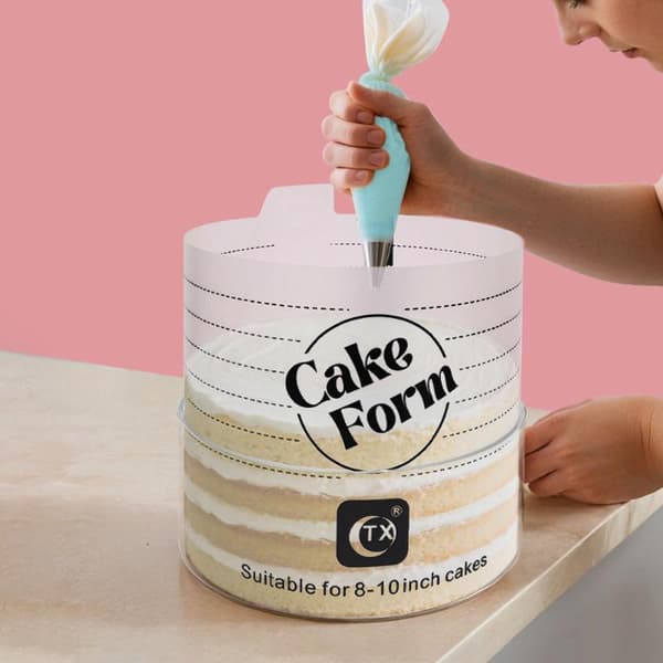 Justerbar Rund Tårtring Form Utdragbar Moussetårtring Ac B