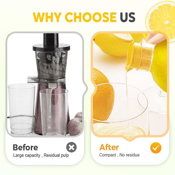 Skruvlock Citronpress Mini Manuell Citronpress Bärbar Citronjuicer A3