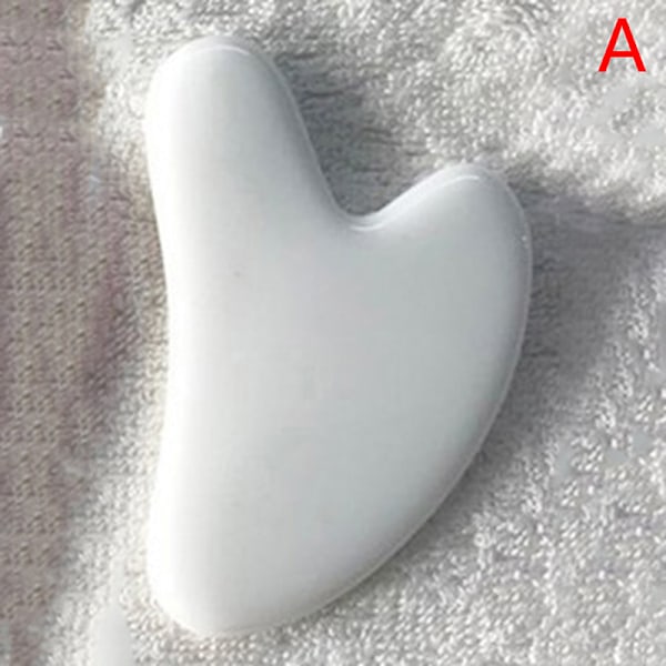 ansikt gua sha bord ansikts skraping skraping plate ansikt kroppen ma White A