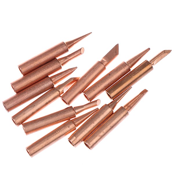 5/6 stk rent kobber 900M-T loddejernsspids Blyfri loddespids 6PC 6PC