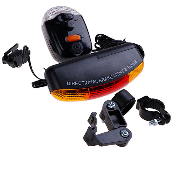 Alsidigt mountainbike blink + cykelbaglygte + Horn One Size One Size