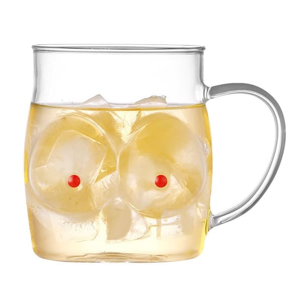 Creative Body Shape Glas Cup Glas Vin Cup Sexy Lady Shape Transparent one size