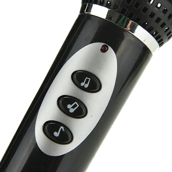 1 Stk Mikrofon Legetøj Mic Karaoke Syngende Musiklegetøj Ny stil black One Size