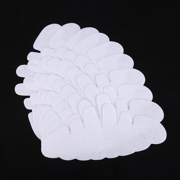 10 st hatt svettfoder sköldar absorberande dyna förhindrar fläckar Pr White