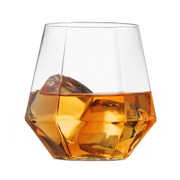 Hexagonal kopp 360ml Bröllop Vinglas Dryckesartiklar Transparent A1