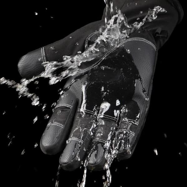 Vinterfiskehandskar 2 Finger Flip Vattentät vindtät Cyclin Gray M