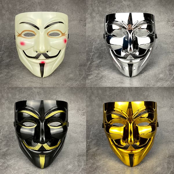 Vendetta Hacker Mask Anonym julfest present till vuxen K A10 one size