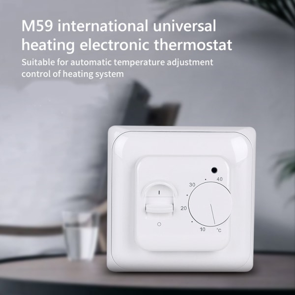 M59 Gulvvarme Elektronisk termostat temperaturregulator C One Size 8a0f One Size | Fyndiq
