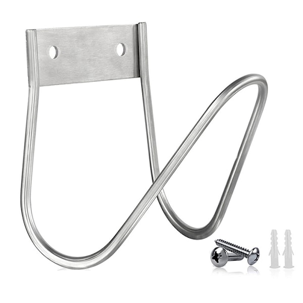 Hageslangeholder i metall Silver one size