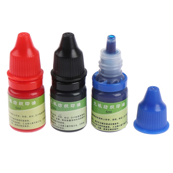 5ml Textilkläder Vattentätt bläck Specialbläck för studenter Chi Red 5ml