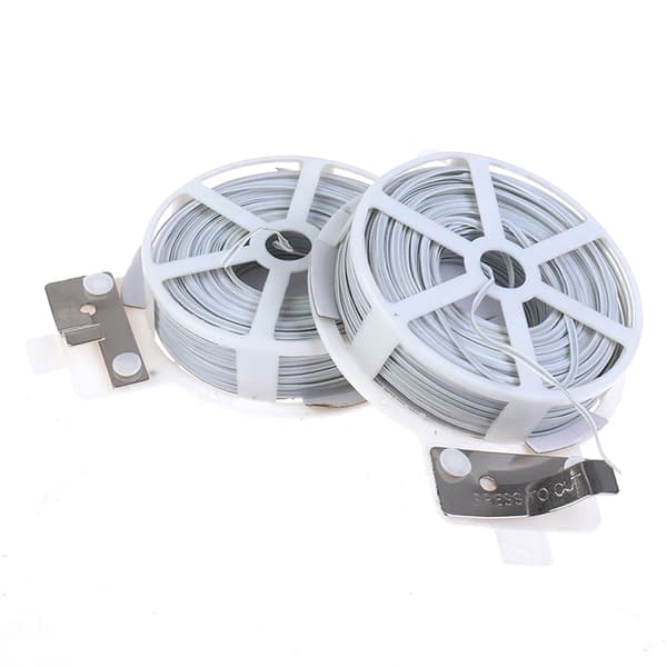 1 stk (50m) hvit multifunksjonell solid hagevri-bånd med belegg White One size