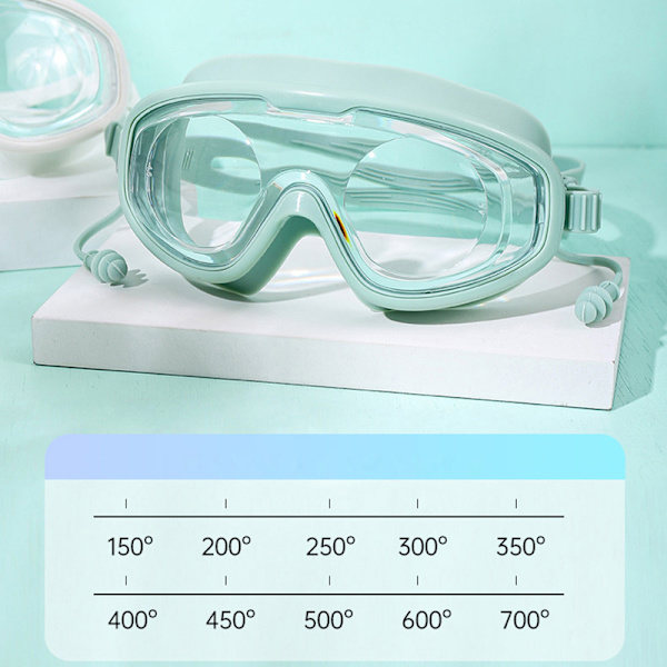 Uimalasit huurtumista estävät säädettävät optiset linssit aikuisten kehys white one size