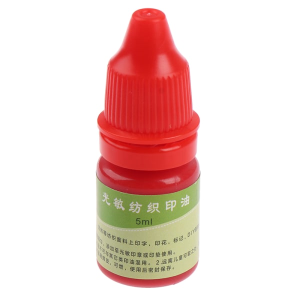 5ml Textilkläder Vattentätt bläck Specialbläck för studenter Chi Red 5ml