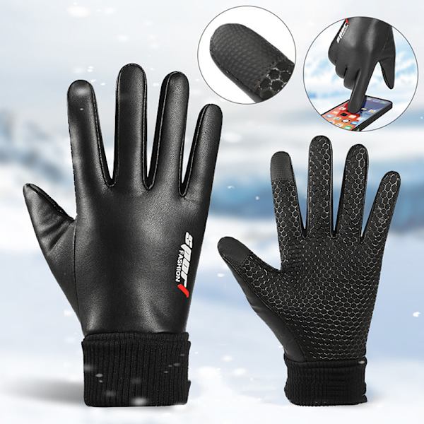Pyöräily Talvi Lämmin Liukumaton Vedenpitävä Sports Touch Hiking Fis A onesize
