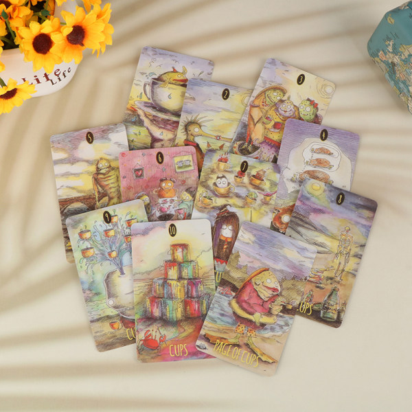 UUSI Shadow Land Tarot Englanninkielisellä opaskirjalla ennustaminen Fo Multicolor one  size