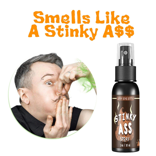 30ML Prank Novelties Toy Gag Joke Liquid Fart Spray Can Stink B Bomb smell C