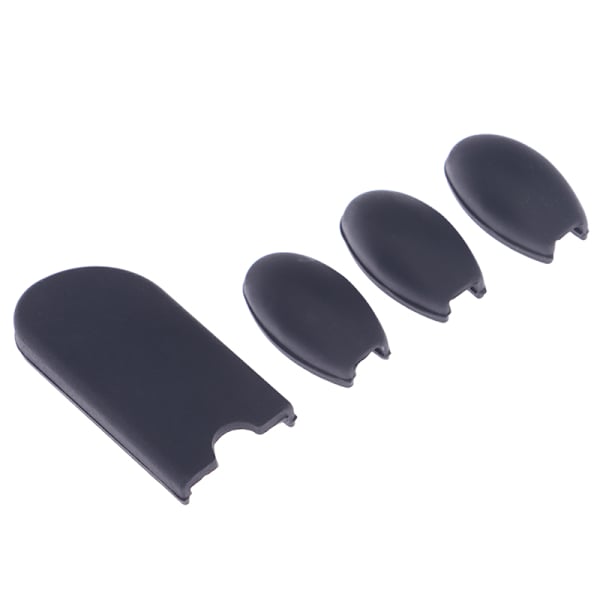 1Sett Saksofon Fingerstøtte Saksofon Tommelstøttepute Silikon Black one size